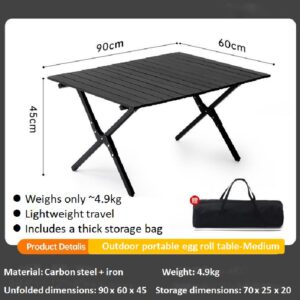 sanuotai egg roll style folding table