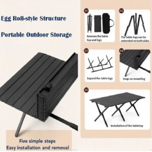 sanuotai egg roll style folding table
